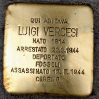 Luigi Vercesi - Pietre d'inciampo - Milano -2021