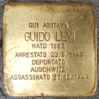 Guido Levi - Pietre d'inciampo - Milano -2021