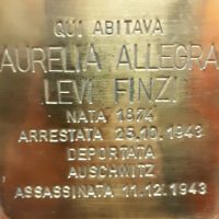 Allegra Levi Finzi - Pietrad'inciampo - 2022